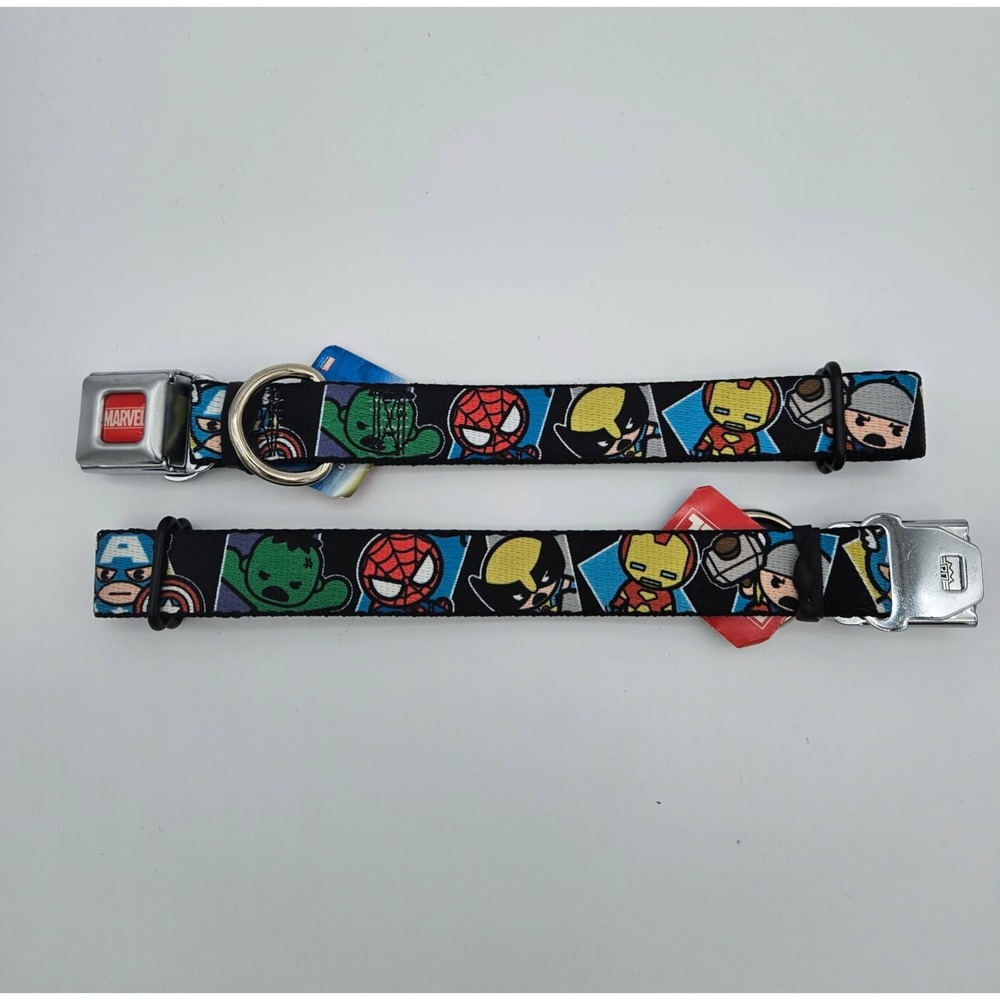 Buckle Down Marvel Avengers Car Seat‎ Belt Buckle Dog Collar